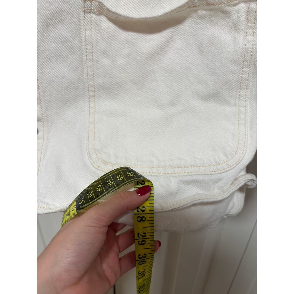 Old Navy Cream Button Down Shirt Jacket M - Picture 8 of 11